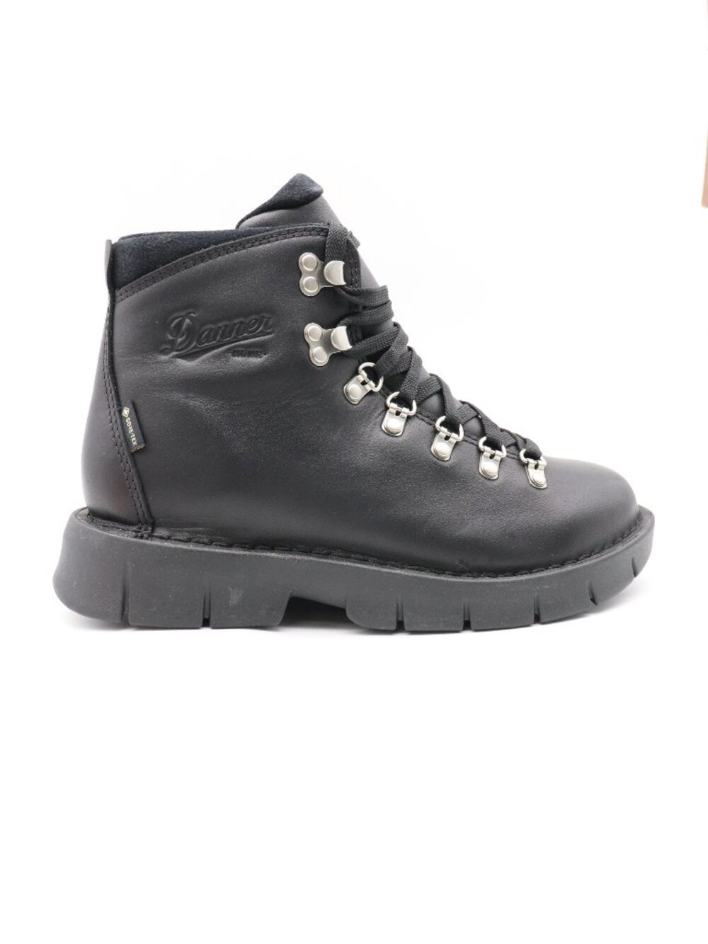 Sample New Danner Eastwood Gore Tex Boots Women's Size 7 M Black Leather Lace Up